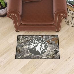 Minnesota Timberwolves Camo Starter Mat - 19 x 30