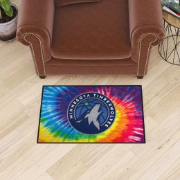 Minnesota Timberwolves Tie Dye Starter Mat - 19 x 30