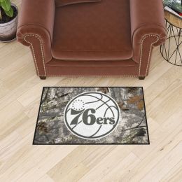 Philadelphia 76ers Camo Starter Mat - 19 x 30