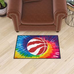 Toronto Raptors Tie Dye Starter Mat - 19 x 30