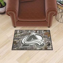 Colorado Avalanche Camo Starter Doormat - 19 x 30