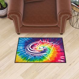 Columbus Blue Jackets Tie Dye Starter Doormat - 19 x 30