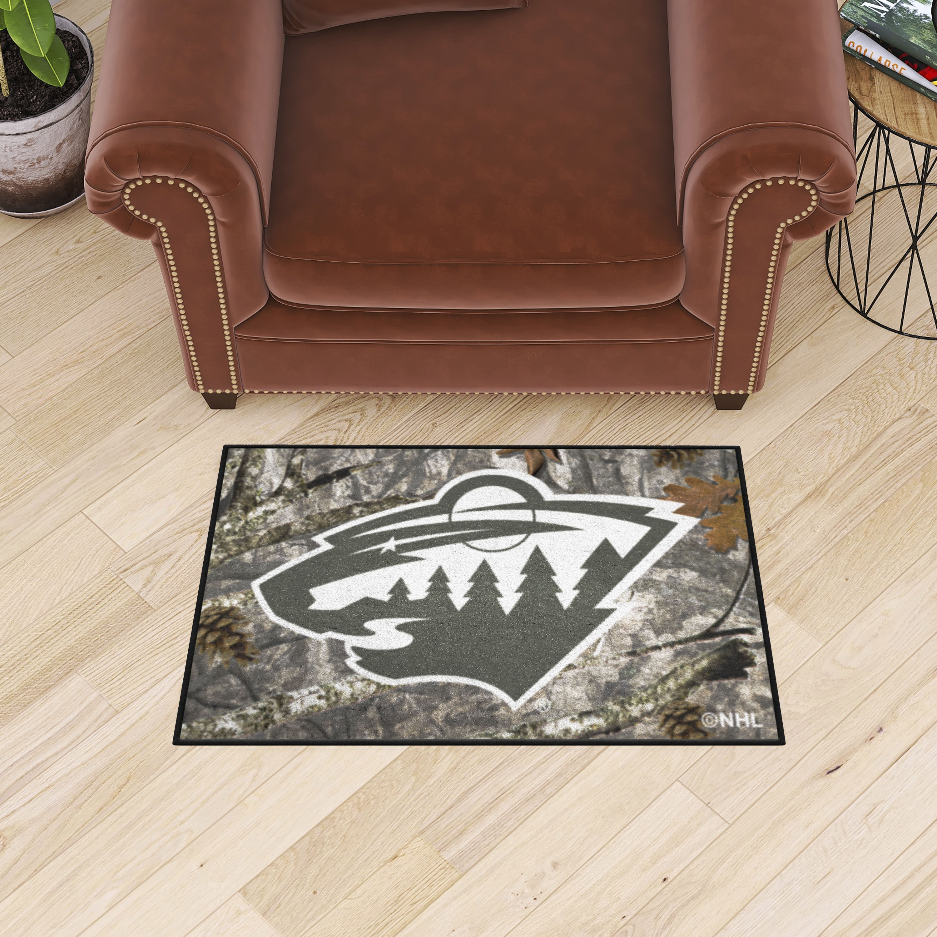 Minnesota Wild Camo Starter Doormat - 19 x 30