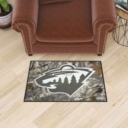 Minnesota Wild Camo Starter Doormat - 19 x 30