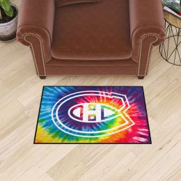 Montreal Canadiens Tie Dye Starter Doormat - 19 x 30