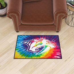 Nashville Predators Tie Dye Starter Doormat - 19 x 30