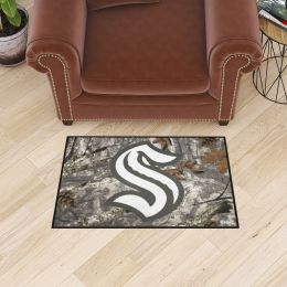 Seattle Kraken Camo Starter Doormat - 19 x 30