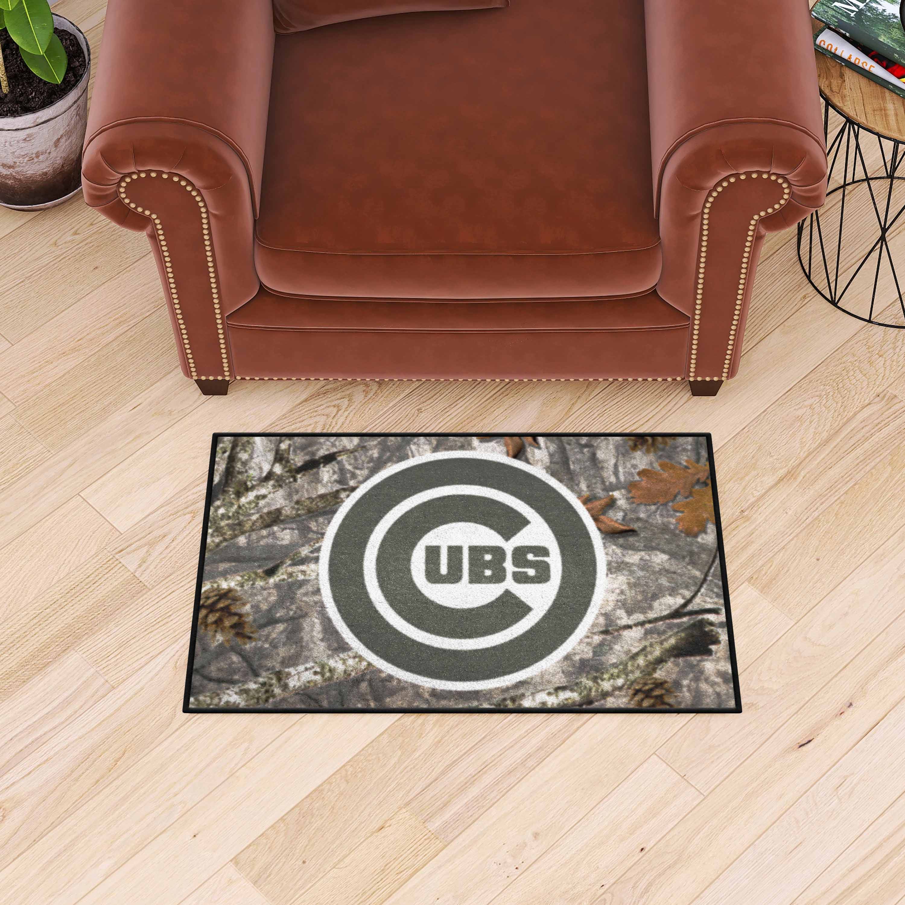 Chicago Cubs Camo Starter Doormat - 19 x 30