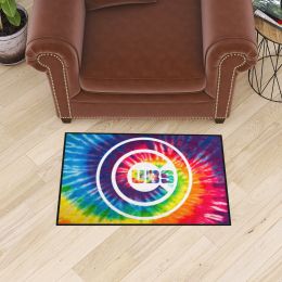 Chicago Cubs Tie Dye Starter Doormat - 19 x 30