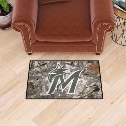 Miami Marlins Camo Starter Doormat - 19 x 30