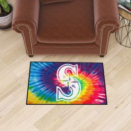 Seattle Mariners Tie Dye Starter Doormat - 19 x 30