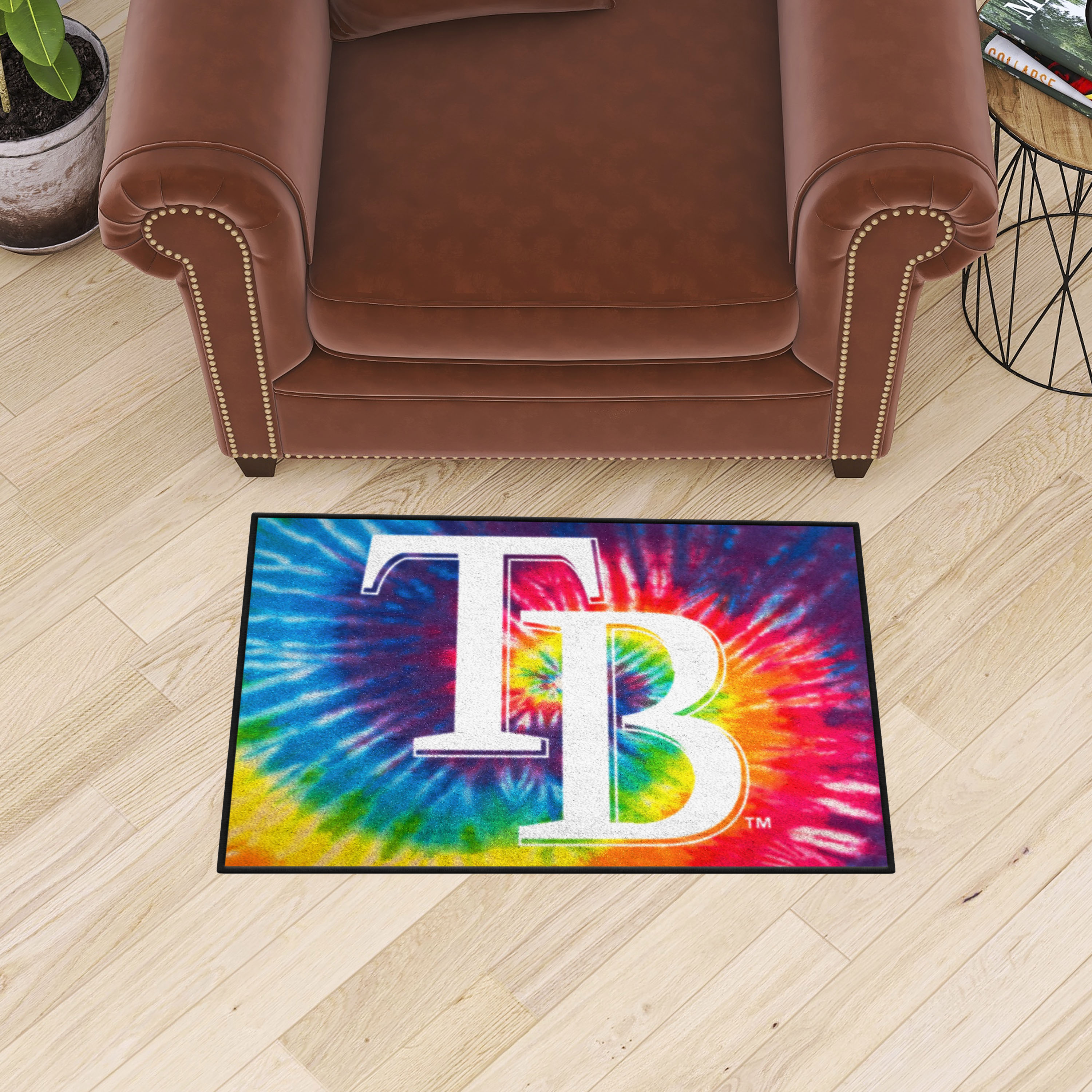 Tampa Bay Rays Tie Dye Starter Doormat - 19 x 30