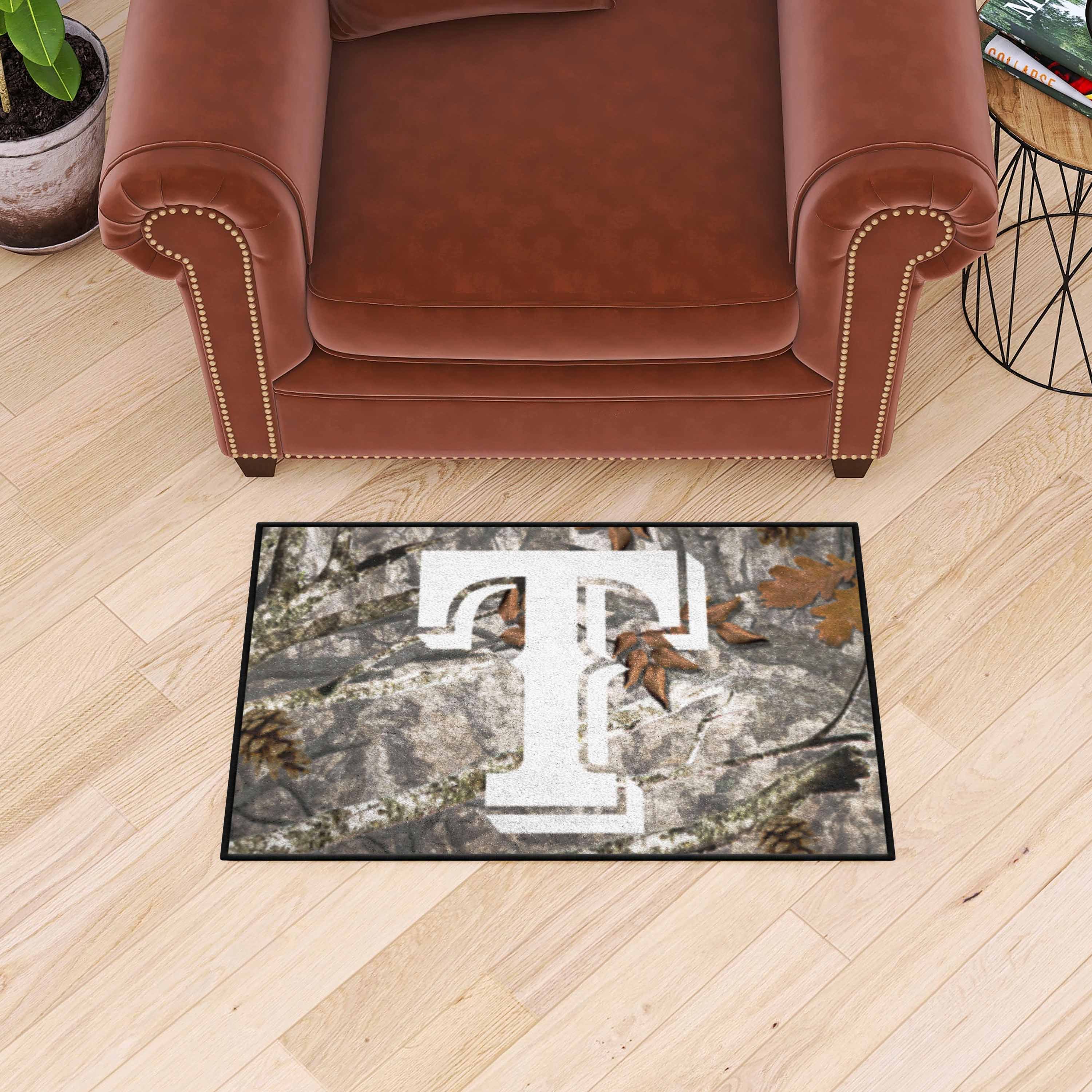 Texas Rangers Camo Starter Doormat - 19 x 30