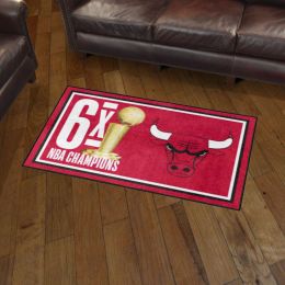 Chicago Bulls Champion Area Rug - 3' x 5' Nylon