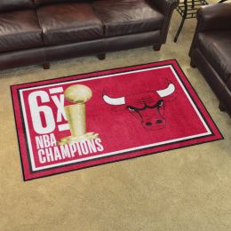 Chicago Bulls Champion Area Rug - 4' x 6' Nylon