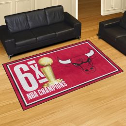 Chicago Bulls Champion Area Rug - 5' x 8' Nylon