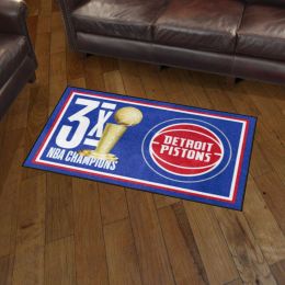 Detroit Pistons Champion Area Rug - 3' x 5' Nylon