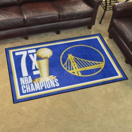 Golden State Warriors Champion Area Rug - 4' x 6' Nylon