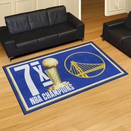 Golden State Warriors Champion Area Rug - 5' x 8' Nylon