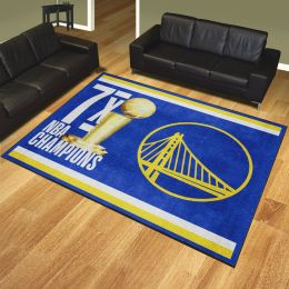 Golden State Warriors Champion Area Rug - 8' x 10' Nylon