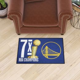 Golden State Warriors Champion Starter Mat - 19 x 30