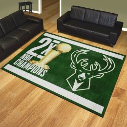 Milwaukee Bucks Champion Area Rug - 8' x 10' Nylon