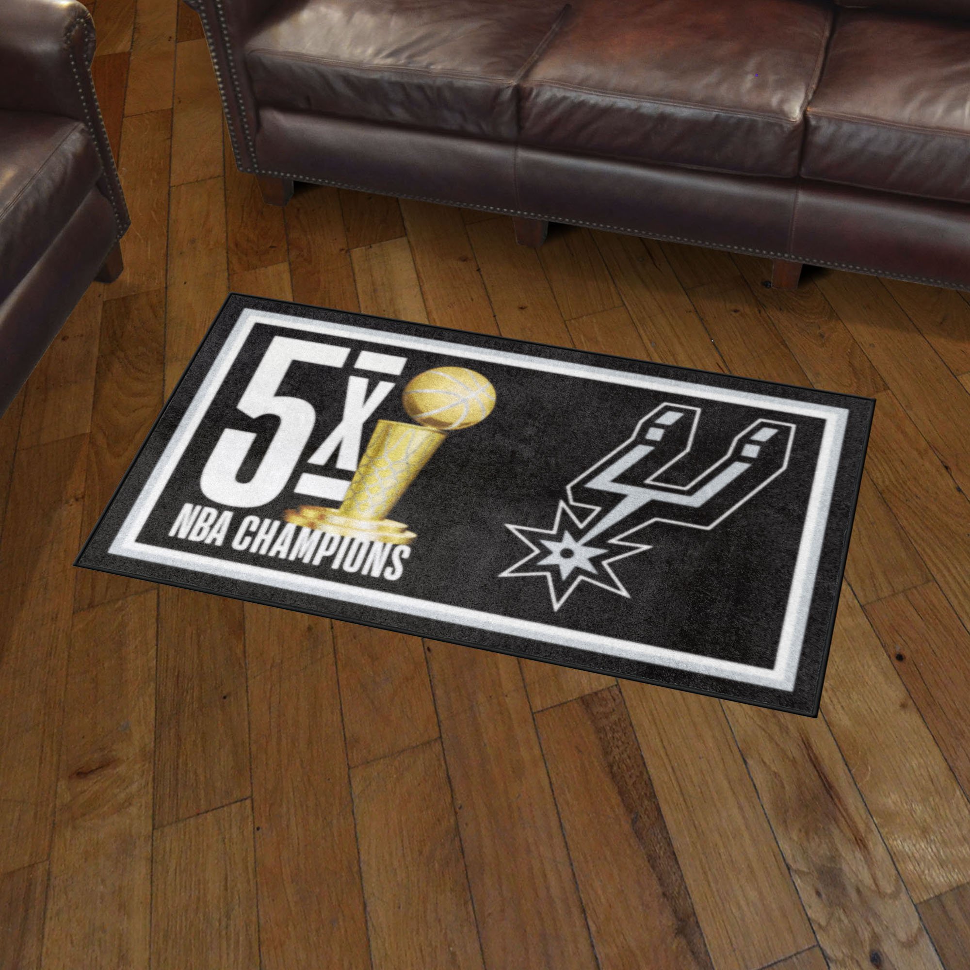 San Antonio Spurs Champion Area Rug - 3' x 5' Nylon