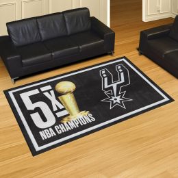 San Antonio Spurs Champion Area Rug - 5' x 8' Nylon