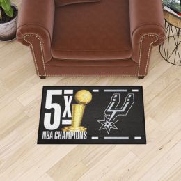 San Antonio Spurs Champion Starter Mat - 19 x 30