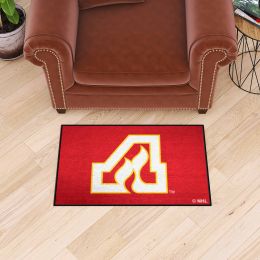 Atlanta Flames Retro Logo Starter Mat - 19 x 30