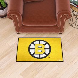 Boston Bruins Retro Logo Starter Mat - 19 x 30