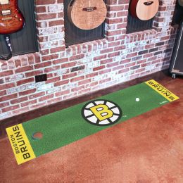 Boston Bruins Retro Logo Putting Green Mat - 18 x 72