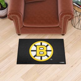 Boston Bruins Retro Alt Logo Starter Mat - 19 x 30