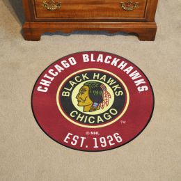 Chicago Blackhawks Retro Moscot Roundel Mat - 27"