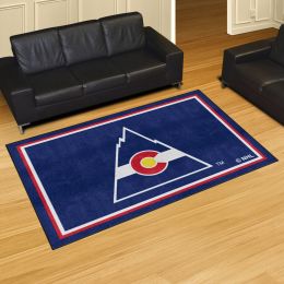 Colorado Rockies Retro Logo Area Rug - 5' x 8' Nylon