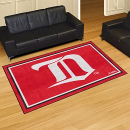 Detroit Red Wings Retro Logo Area Rug - 5' x 8' Nylon