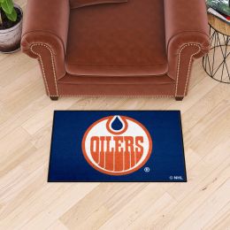 Edmonton Oilers Retro Logo Starter Mat - 19 x 30