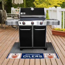 Edmonton Oilers Retro Logo Grill Mat - Vinyl 26 x 42