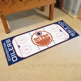 Edmonton Oilers Retro Logo Rink Runner Mat - 29.5 x 72