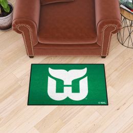 Hartford Whalers Retro Logo Starter Mat - 19 x 30