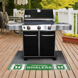 Hartford Whalers Retro Logo Grill Mat - Vinyl 26 x 42