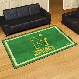 Minnesota North Stars Retro Moscot Area Rug - 5' x 8' Nylon