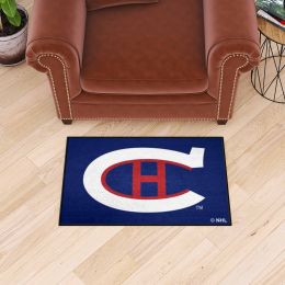 Montreal Canadiens Retro Logo Starter Mat - 19 x 30