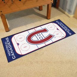 Montreal Canadiens Retro Logo Rink Runner Mat - 29.5 x 72