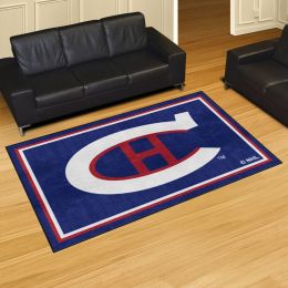 Montreal Canadiens Retro Logo Area Rug - 5' x 8' Nylon