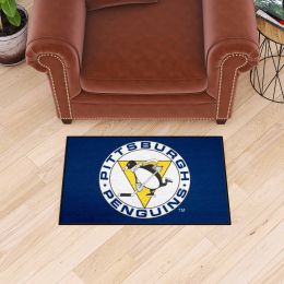 Pittsburgh Penguins Retro Alt Moscot Starter Mat - 19 x 30