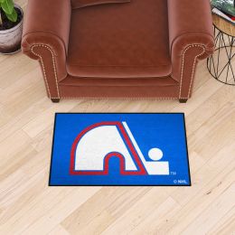 Quebec Nordiques Retro Logo Starter Mat - 19 x 30