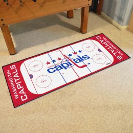 Washington Capitals Retro Logo Rink Runner Mat - 29.5 x 72