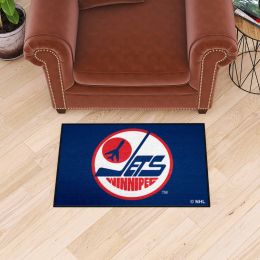 Winnipeg Jets Retro Logo Starter Mat - 19 x 30