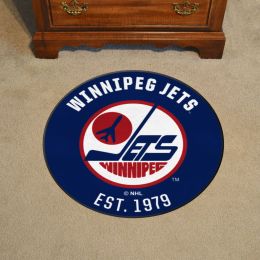 Winnipeg Jets Retro Logo Roundel Mat - 27"